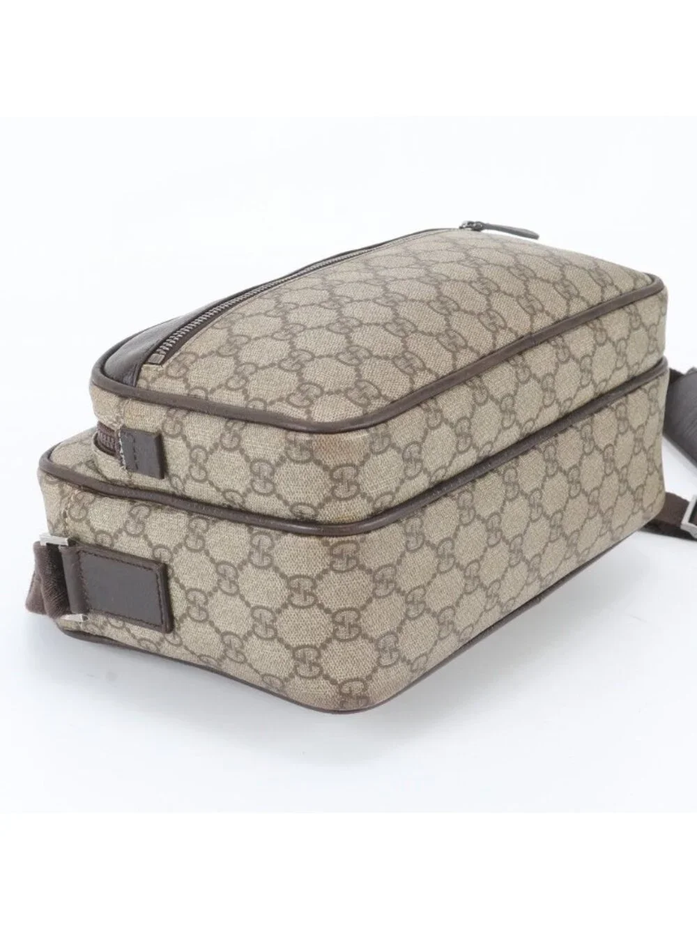 Gucci GG Supreme Leather Shoulder Bag Crossbody Messenger Business